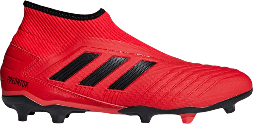 Adidas Predator 19.3 Laceless FG &#039;Active Red Black&#039;