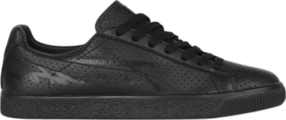  Puma Clyde Perforated Trapstar Black