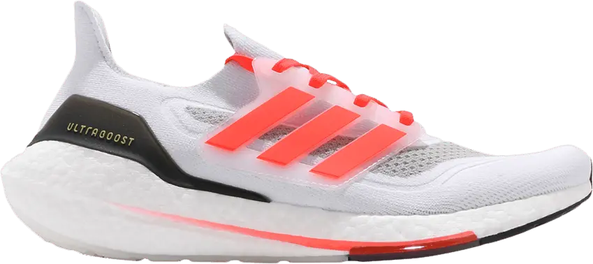 Adidas UltraBoost 21 &#039;White Solar Red&#039;