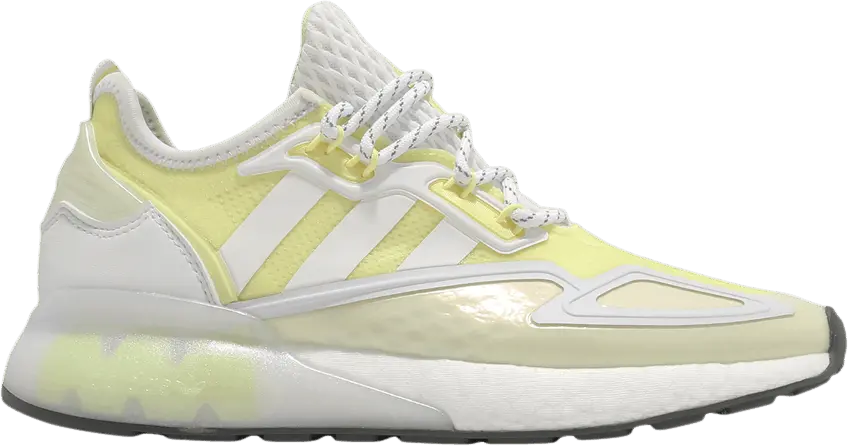  Adidas adidas ZX 2K Boost White Yellow Tint (W)
