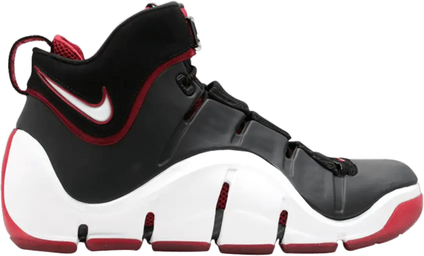  Nike LeBron 4 Black White Red