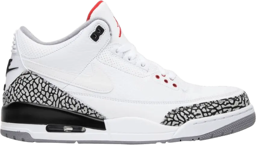  Air Jordan 3 Retro JTH NRG &#039;White Cement&#039; Sample