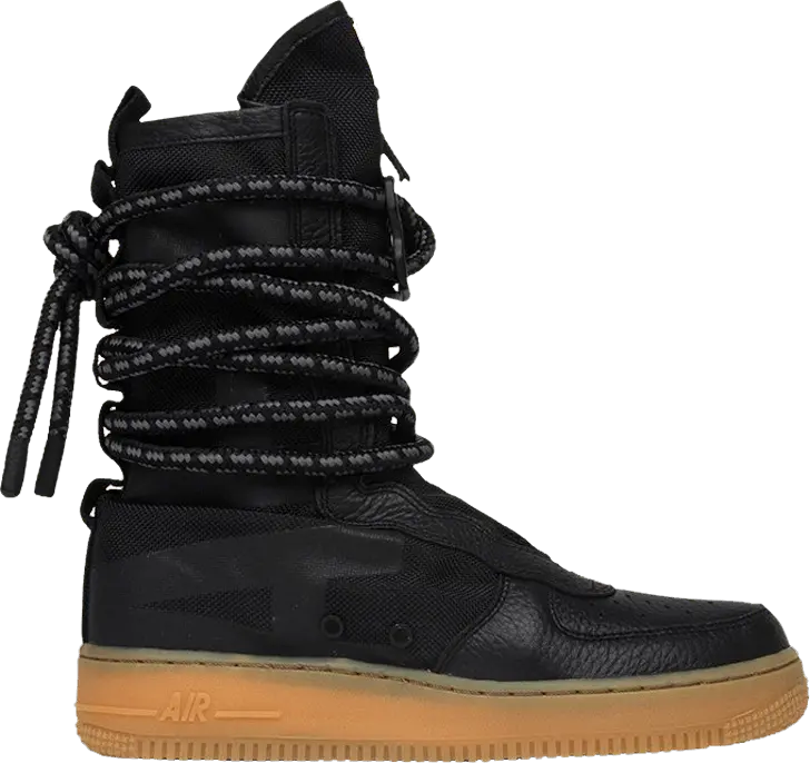  Nike SF Air Force 1 High Black Gum (Women&#039;s)