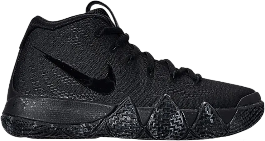  Nike Kyrie 4 GS &#039;Triple Black&#039;