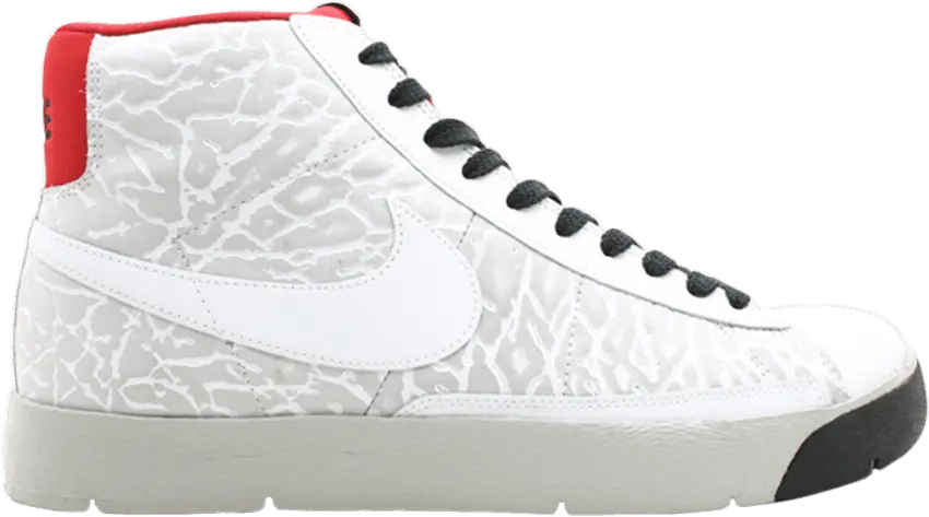  Nike Blazer Hi Premium White/White-Granite-Black