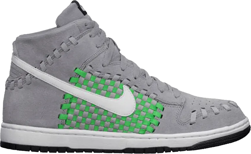  Nike Dunk High Woven &#039;Stadium Grey Green&#039;