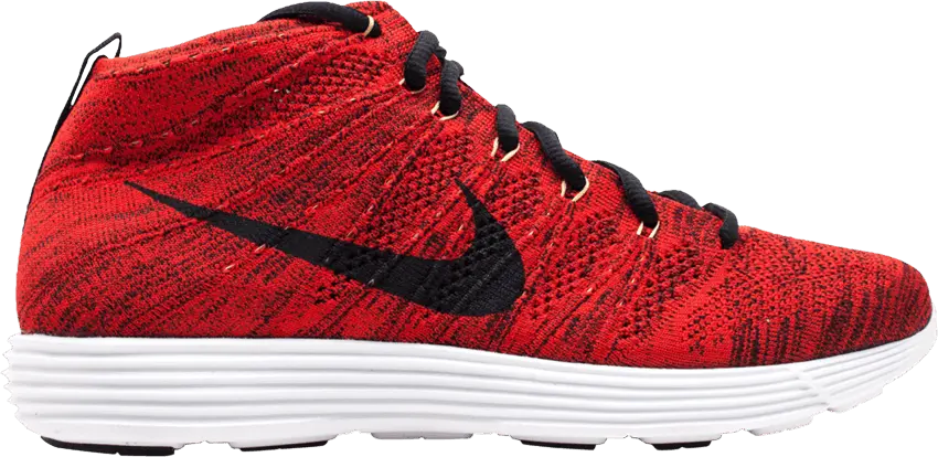 Nike Lunar Flyknit Chukka University Red Metallic Gold