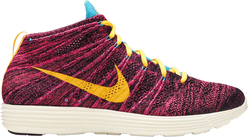  Nike Lunar Flyknit Chukka Grand Purple Laser Orange