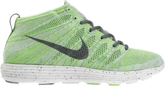  Nike Lunar Flyknit Chukka Wolf Grey Electric Green