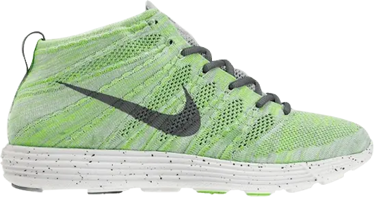 Nike Lunar Flyknit Chukka Wolf Grey Electric Green