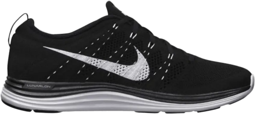  Nike Flyknit Lunar1+ &#039;Black White&#039;