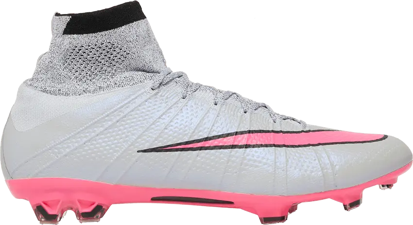  Nike Mercurial Superfly 4 FG &#039;Wolf Grey Hyper Pink&#039;