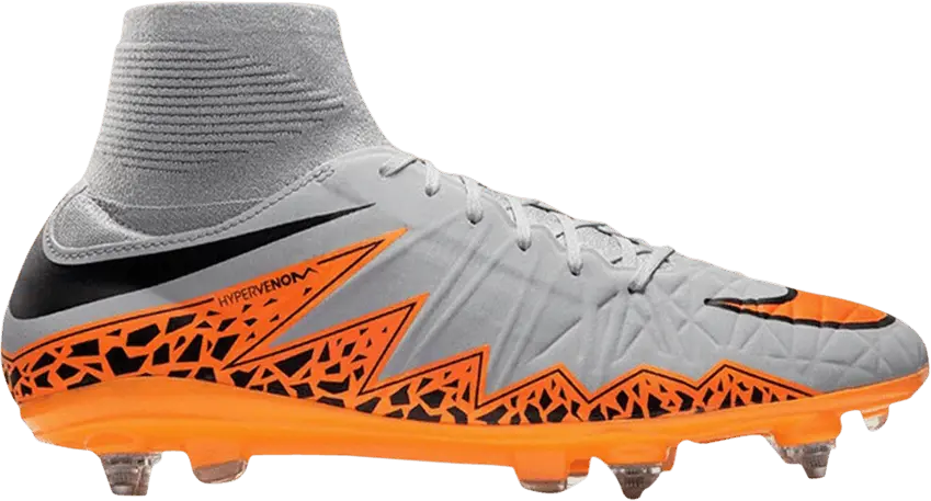 Nike Hypervenom Phatal 2 DF SG Pro &#039;Wolf Grey Orange&#039;