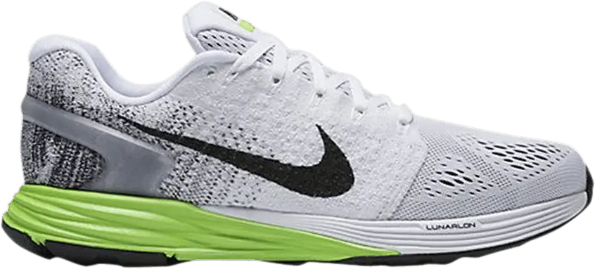 Nike LunarGlide 7 &#039;White Electric Green&#039;