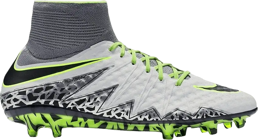 Nike Hypervenom Phantom 2 FG &#039;Pure Platinum Ghost Green&#039;