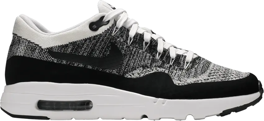  Nike Air Max 1 Ultra Fkynit White Black