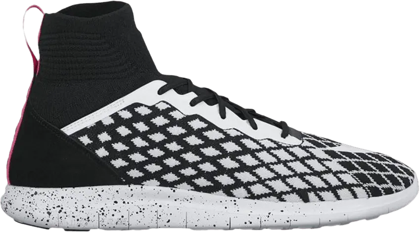  Nike Free Hypervenom 3 FC Flyknit &#039;Black White&#039;