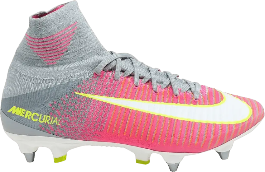  Nike Wmns Mercurial Superfly 5 SG Pro &#039;Hyper Pink Wolf Grey&#039;