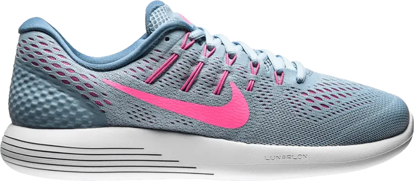  Nike Wmns LunarGlide 8 &#039;Blue Grey Pink Blast&#039;