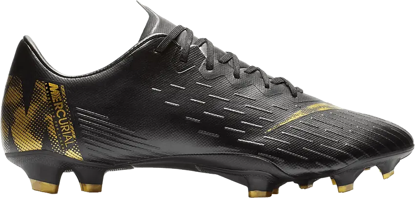  Nike Vapor 12 Pro FG &#039;Black Metallic Vivid Gold&#039;