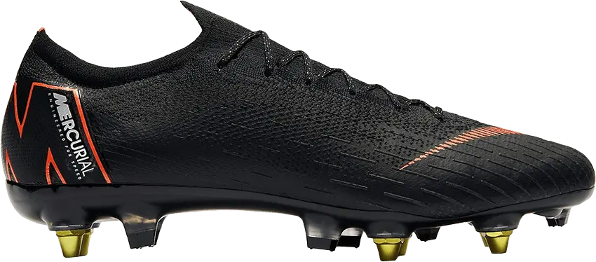  Nike Mercurial Vapor 12 Elite SG PRO AC &#039;Black Orange&#039;