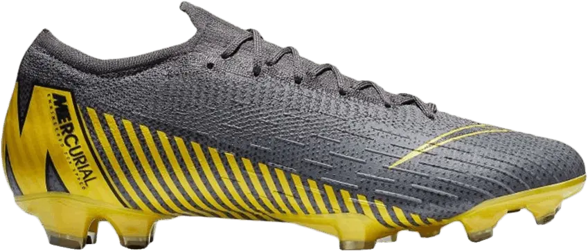  Nike Mercurial Vapor 12 Elite FG &#039;Thunder Grey Yellow&#039;