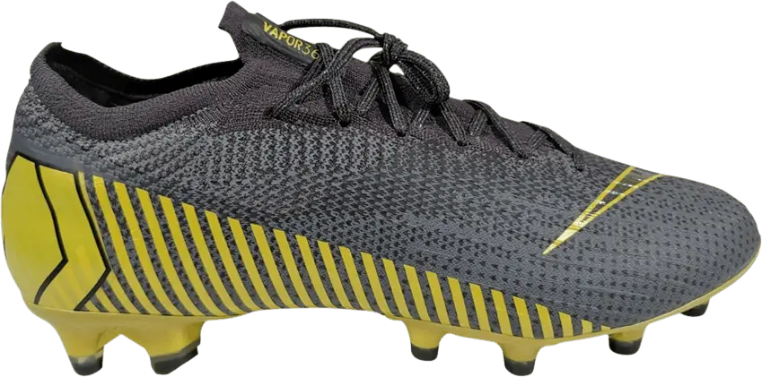  Nike Mercurial Vapor 12 Elite 360 AG Pro &#039;Thunder Grey Opti Yellow&#039;