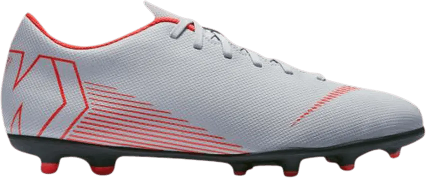 Nike Mercurial Vapor 12 Club FG/MG &#039;Wolf Grey Light Crimson&#039;