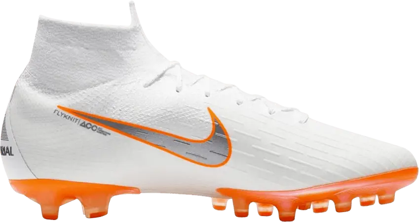  Nike Mercurial Superfly 6 Elite AG &#039;White Orange&#039;