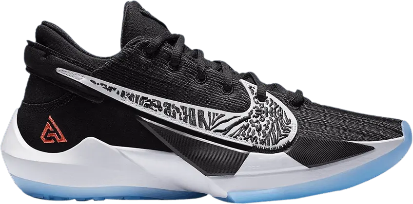  Nike Zoom Freak 2 EP &#039;Black White&#039;