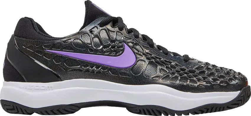  Nike Zoom Cage 3 HC SLK &#039;Black Bright Violet&#039;