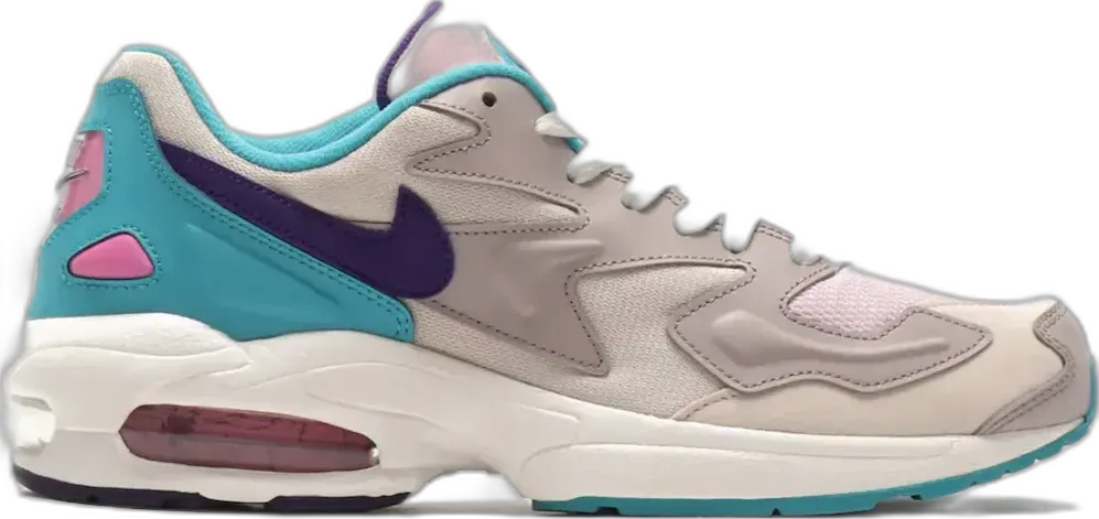  Nike Air Max 2 Light Desert Sand Aqua Court Purple