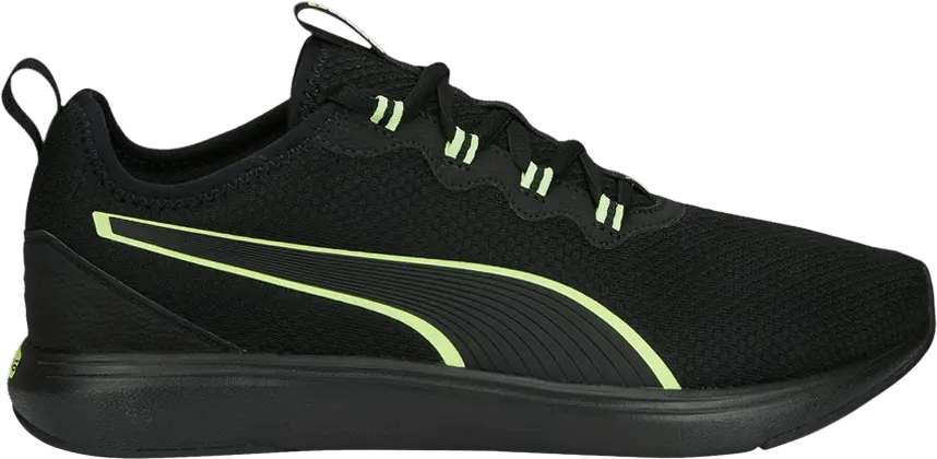 Puma Softride Cruise 2 &#039;Black Fizzy Yellow&#039;