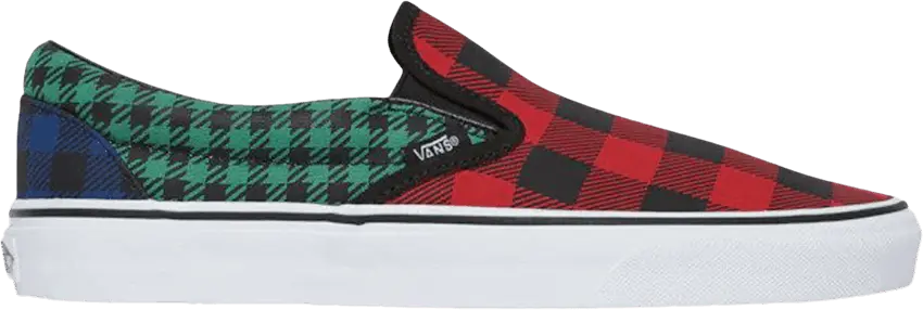  Vans Classic Slip-On &#039;What The Buffalo - Multi Plaid&#039;