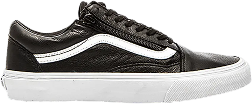  Vans Old Skool Zip Premium Leather &#039;Black&#039;