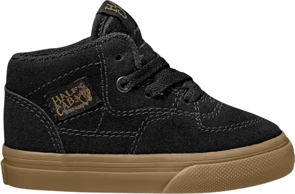  Vans Half Cab Toddler &#039;Black Gum&#039;