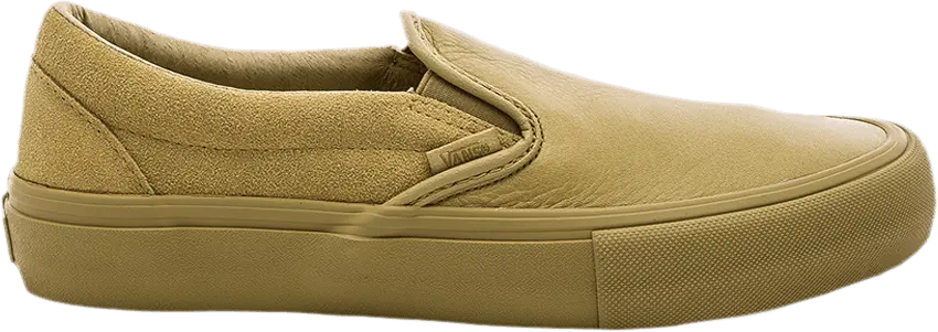  Vans Engineered Garments x Classic Slip-On Leather &#039;Khaki&#039;