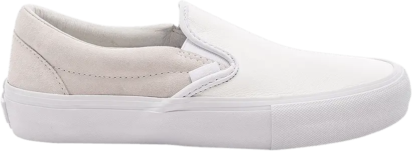  Vans Engineered Garments x Slip-On Leather &#039;White&#039;