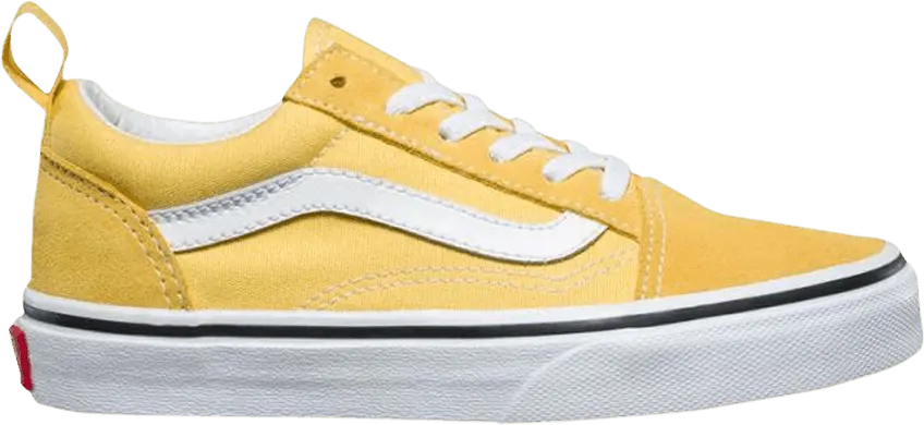 Vans Old Skool Elastic Lace Kids &#039;Yellow&#039;