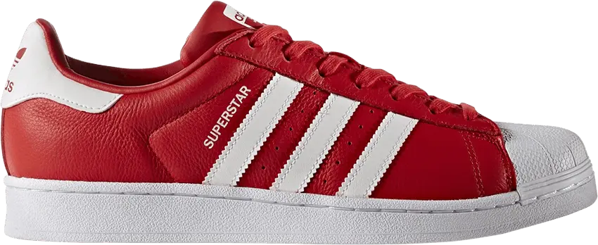  Adidas Superstar Foundation &#039;Red White&#039;