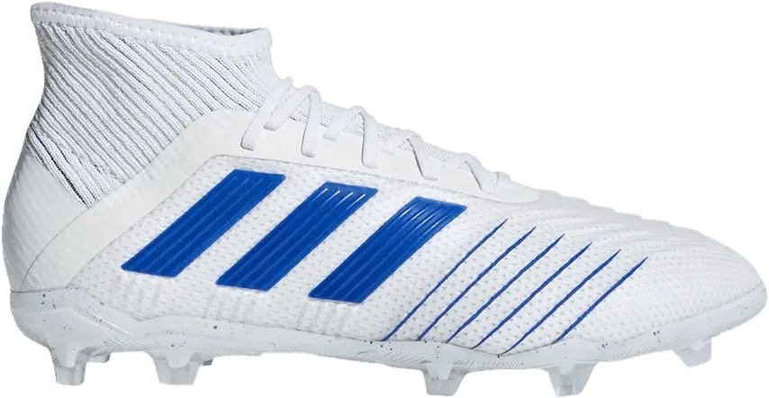 Adidas Predator 19.1 FG J &#039;White Bold Blue&#039;