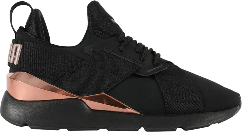  Puma Muse Metal Black Rose Gold (Women&#039;s)