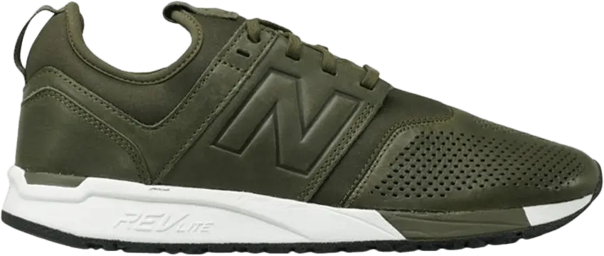  New Balance 247 Leather Olive