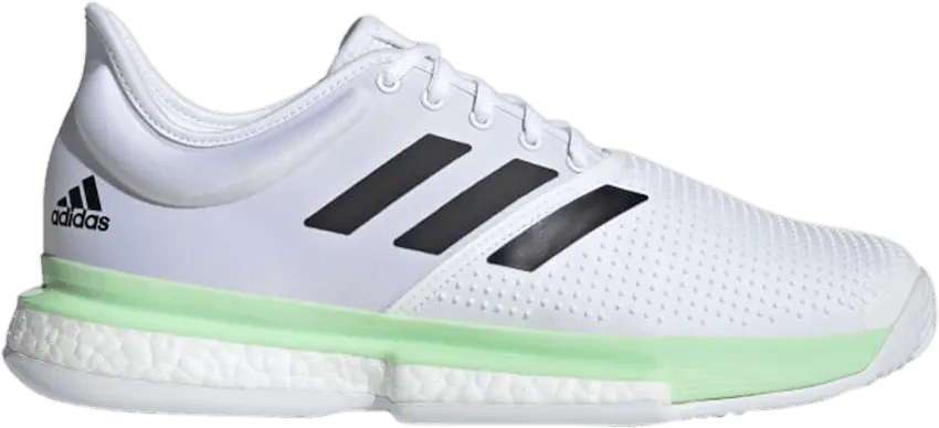 Adidas SoleCourt &#039;White Glow Green&#039;