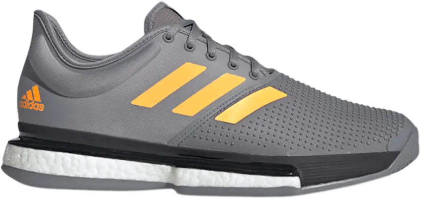 Adidas SoleCourt &#039;Grey Flash Orange&#039;