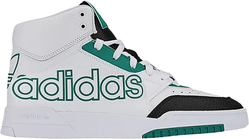  Adidas Drop Step High &#039;White Hazy Green&#039;