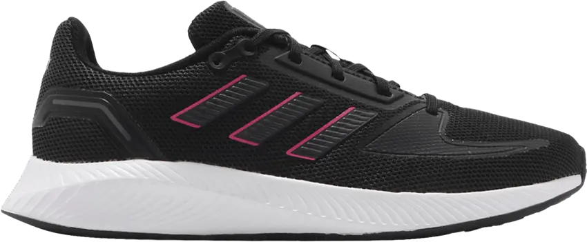  Adidas adidas Runfalcon 2.0 Black Screaming Pink (Women&#039;s)