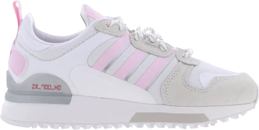  Adidas ZX 700 HD J &#039;White Clear Pink&#039;