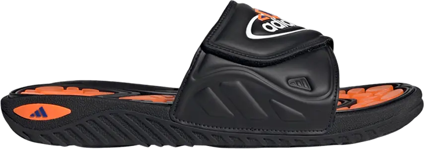  Adidas Wmns Reptossage Slide &#039;Black Team Solar Orange&#039;