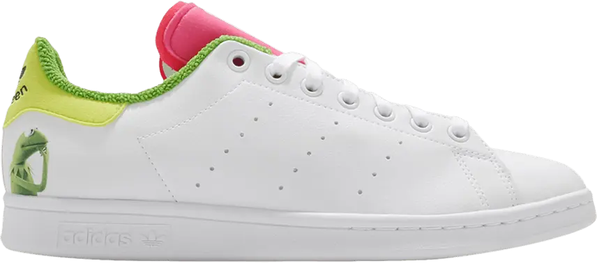  Adidas adidas Stan Smith The Muppets Kermit The Frog Pink Tongue